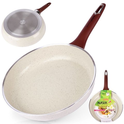 Patelnia ceramiczna granitowa nieprzywierająca indukcja TERRESTRIAL 28 cm NAVA 10-044-004