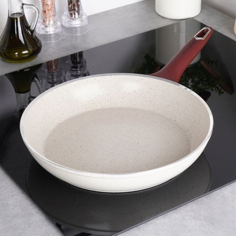 Patelnia ceramiczna granitowa nieprzywierająca indukcja TERRESTRIAL 30 cm NAVA 10-044-012