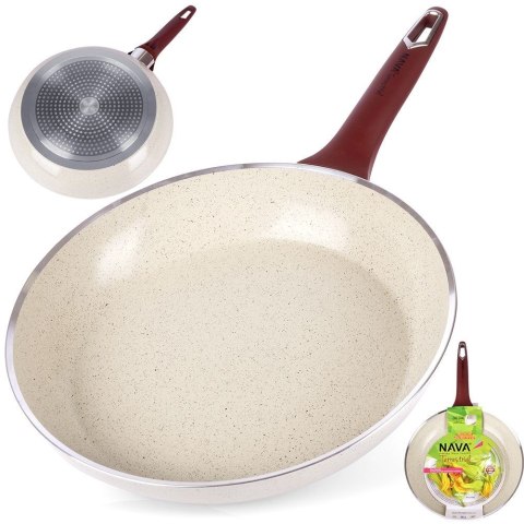 Patelnia ceramiczna granitowa nieprzywierająca indukcja TERRESTRIAL 30 cm NAVA 10-044-012