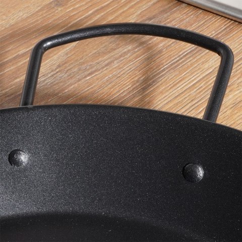 Patelnia do smażenia paelli stalowa duża 30 cm EXCELLENT HOUSEWARE 259094