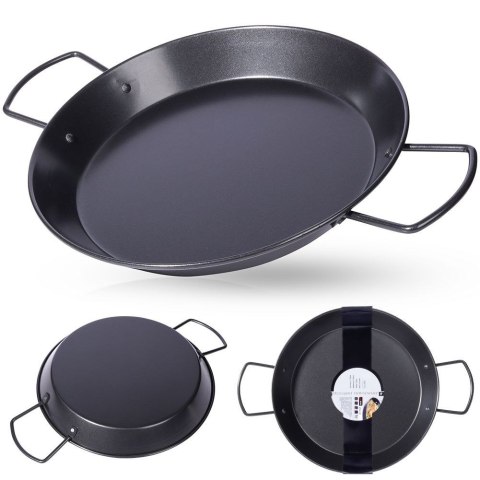 Patelnia do smażenia paelli stalowa duża 30 cm EXCELLENT HOUSEWARE 259094