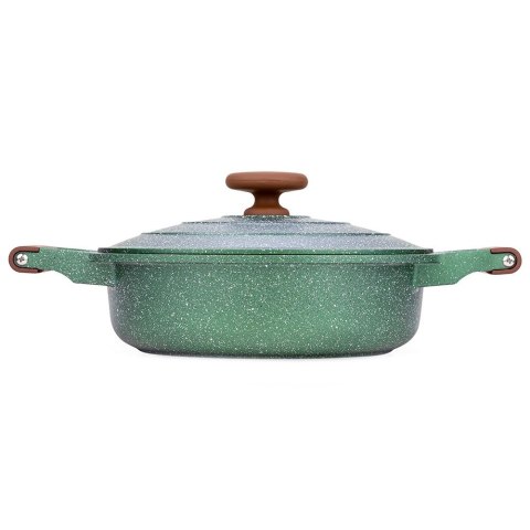 Patelnia głęboka nieprzywierająca indukcja NON-STICK z pokrywką OMEGA 26 cm 3.5L NAVA 10-255-035
