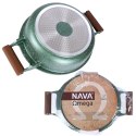 Patelnia głęboka nieprzywierająca indukcja NON-STICK z pokrywką OMEGA 26 cm 3.5L NAVA 10-255-035