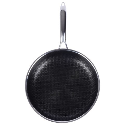 Patelnia głęboka stalowa ze stali nierdzewnej NON-STICK indukcja COOKCELL 28 cm ORION 112983