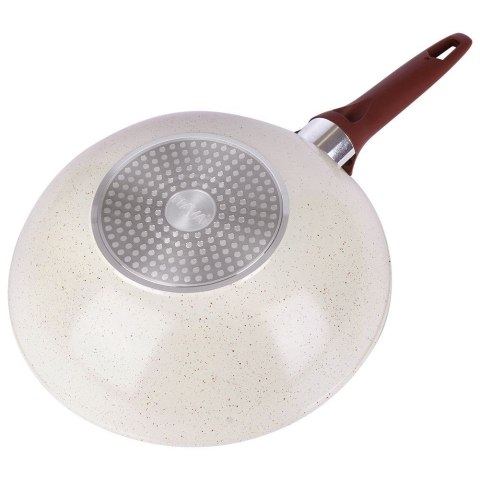 Patelnia głęboka wok granitowa indukcja TERRESTRIAL 28 cm NAVA 10-044-008