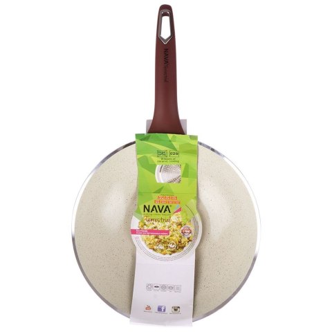 Patelnia głęboka wok granitowa indukcja TERRESTRIAL 28 cm NAVA 10-044-008