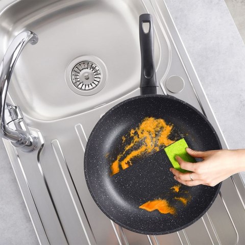 Patelnia głęboka wok granitowa nieprzywierająca indukcja GRANDE 30 cm ORION 112968
