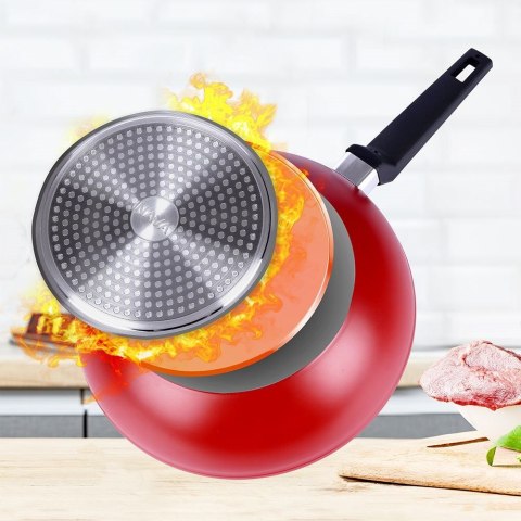 Patelnia głęboka wok granitowa nieprzywierająca indukcja TAURUS 28 cm NAVA 10-144-060