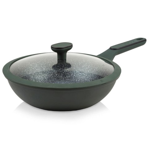 Patelnia głęboka wok granitowa z pokrywką IMPERIAL 28 cm 3.5L NAVA 10-302-020