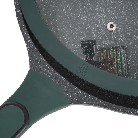 Patelnia głęboka wok granitowa z pokrywką IMPERIAL 28 cm 3.5L NAVA 10-302-020