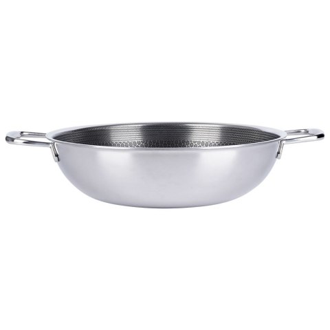 Patelnia głęboka wok stalowa nieprzywierająca NON-STICK indukcja COOKCELL 28 cm ORION 112991