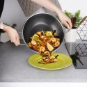 Patelnia głęboka wok stalowa nieprzywierająca NON-STICK indukcja COOKCELL 28 cm ORION 112991