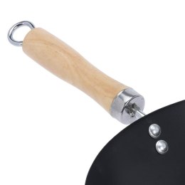 Patelnia głęboka wok stalowa nieprzywierająca duża 30 cm EXCELLENT HOUSEWARE 112917