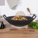 Patelnia głęboka wok żeliwna 36 cm VAGGAN 259308