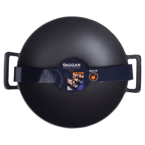 Patelnia głęboka wok żeliwna 36 cm VAGGAN 259308