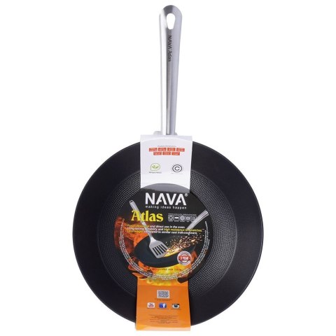 Patelnia głęboka wok żeliwna ATLAS 28 cm NAVA 10-205-030