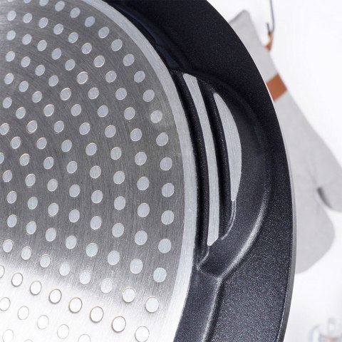 Patelnia granitowa do jajek sadzonych placków pancakes 7 otworów GRANDE 27 cm ORION 112974