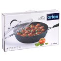 Patelnia granitowa do smażenia z pokrywką nieprzywierająca indukcja STONER 28 cm ORION 112931