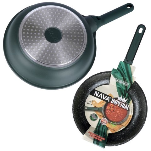 Patelnia granitowa nieprzywierająca indukcja NON-STICK IMPERIAL 26 cm NAVA 10-302-004