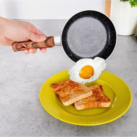 Patelnia granitowa nieprzywierająca indukcja NON-STICK NATURE 14 cm NAVA 10-103-135