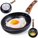 Patelnia granitowa nieprzywierająca indukcja NON-STICK NATURE 14 cm NAVA 10-103-135