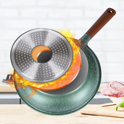 Patelnia granitowa nieprzywierająca indukcja NON-STICK OMEGA 20 cm NAVA 10-255-001