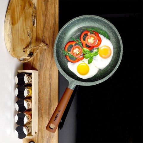 Patelnia granitowa nieprzywierająca indukcja NON-STICK OMEGA 24 cm NAVA 10-255-002