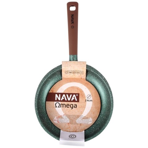 Patelnia granitowa nieprzywierająca indukcja NON-STICK OMEGA 24 cm NAVA 10-255-002
