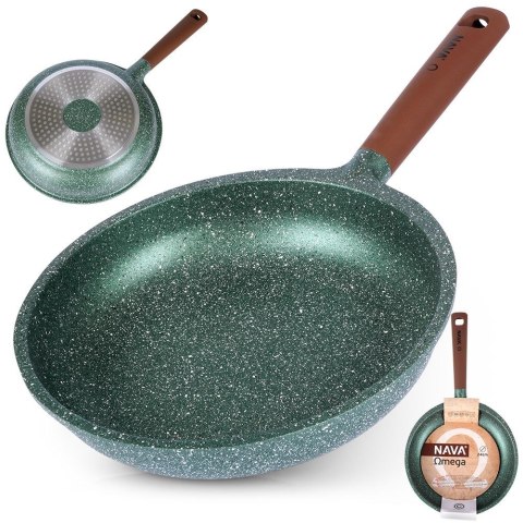 Patelnia granitowa nieprzywierająca indukcja NON-STICK OMEGA 24 cm NAVA 10-255-002