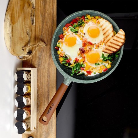 Patelnia granitowa nieprzywierająca indukcja NON-STICK OMEGA 26 cm NAVA 10-255-003