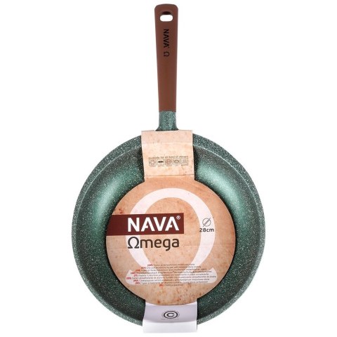 Patelnia granitowa nieprzywierająca indukcja NON-STICK OMEGA 28 cm NAVA 10-255-004