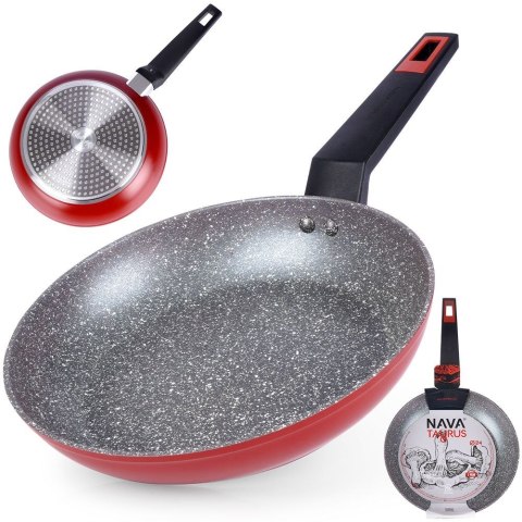 Patelnia granitowa nieprzywierająca indukcja NON-STICK TAURUS 24 cm NAVA 10-144-051