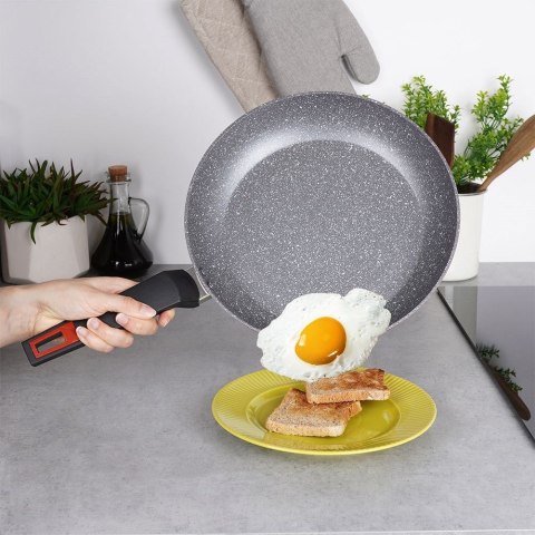 Patelnia granitowa nieprzywierająca indukcja NON-STICK TAURUS 28 cm NAVA 10-144-053