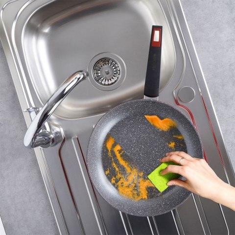 Patelnia granitowa nieprzywierająca indukcja NON-STICK TAURUS 28 cm NAVA 10-144-053
