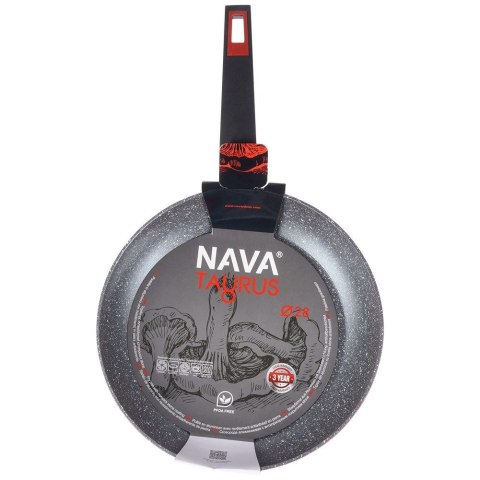 Patelnia granitowa nieprzywierająca indukcja NON-STICK TAURUS 28 cm NAVA 10-144-053