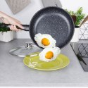 Patelnia granitowa nieprzywierająca indukcja NON-STICK z pokrywką GRANDE 28 cm ORION 112990