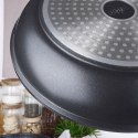 Patelnia granitowa nieprzywierająca indukcja NON-STICK z pokrywką GRANDE 28 cm ORION 112990
