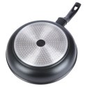 Patelnia granitowa nieprzywierająca indukcja NON-STICK z pokrywką GRANDE 28 cm ORION 112990