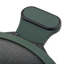 Patelnia granitowa nieprzywierająca indukcja NON-STICK ze szklaną pokrywką IMPERIAL 28 cm 4L NAVA 10-302-012
