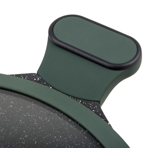 Patelnia granitowa nieprzywierająca indukcja NON-STICK ze szklaną pokrywką IMPERIAL 28 cm 4L NAVA 10-302-012