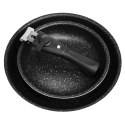 Patelnia granitowa nieprzywierająca indukcja zestaw patelni GRANDE 20 / 26 cm 3-ele ORION 110275