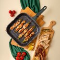 Patelnia grillowa do grillowania GRILL granitowa kwadratowa IMPERIAL 28x28 cm NAVA 10-302-042