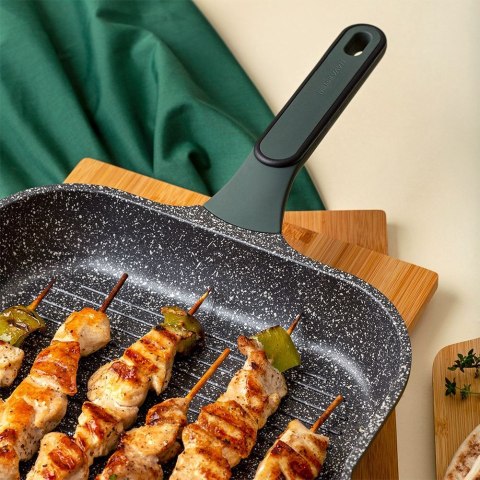 Patelnia grillowa do grillowania GRILL granitowa kwadratowa IMPERIAL 28x28 cm NAVA 10-302-042