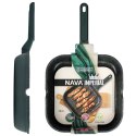 Patelnia grillowa do grillowania GRILL granitowa kwadratowa IMPERIAL 28x28 cm NAVA 10-302-042