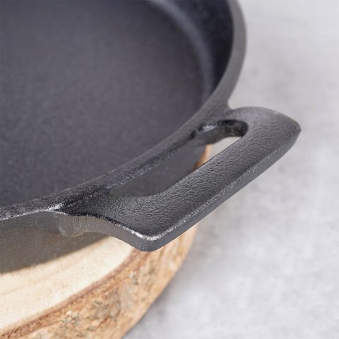 Patelnia grillowa do grillowania GRILL żeliwna 20 cm EXCELLENT HOUSEWARE 110508
