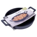 Patelnia grillowa do grillowania GRILL żeliwna 20 cm EXCELLENT HOUSEWARE 110508