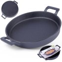 Patelnia grillowa do grillowania GRILL żeliwna 20 cm EXCELLENT HOUSEWARE 110508