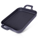 Patelnia grillowa do grillowania GRILL żeliwna 22x18 cm VAGGAN 259307
