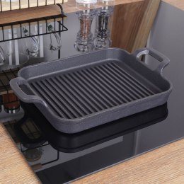 Patelnia grillowa do grillowania GRILL żeliwna 22x18 cm VAGGAN 259307