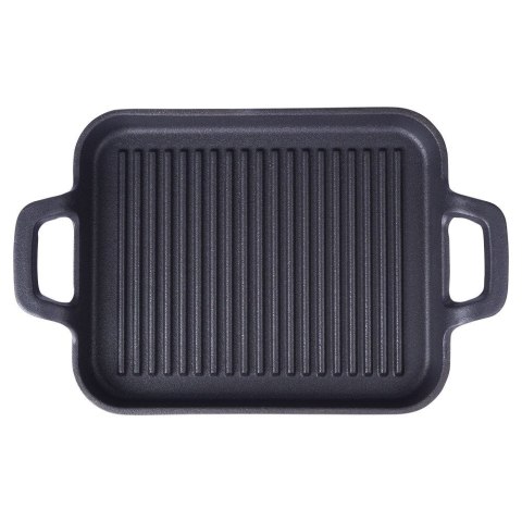 Patelnia grillowa do grillowania GRILL żeliwna 22x18 cm VAGGAN 259307
